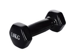 Гантель для фітнесу з вініловим покриттям 1 кг